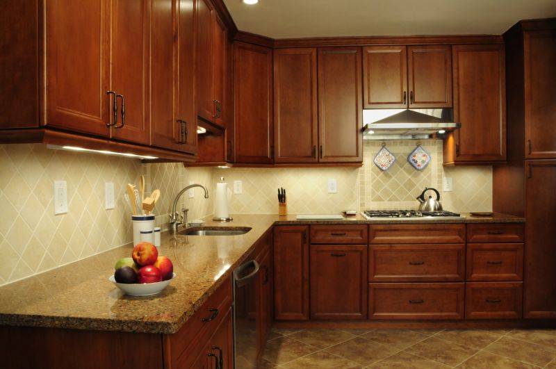 Cherry Cabinet Remodeling in Conroe, TX